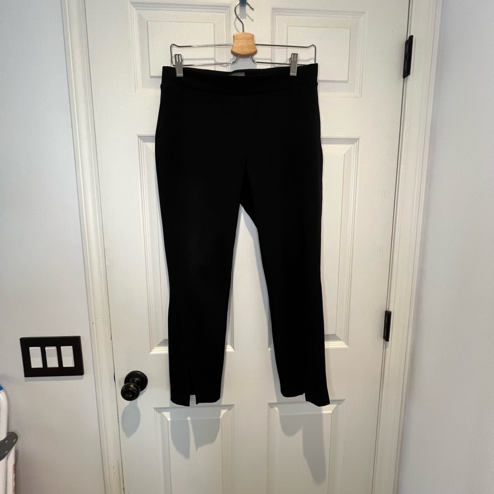 Vince Camuto Classic Black Pants With Ankle Detail- S